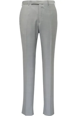 Ermenegildo Zegna Flat-front tailored trousers