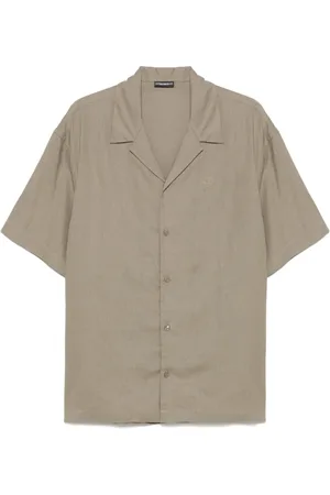 Emporio Armani Logo-embroidered shirt