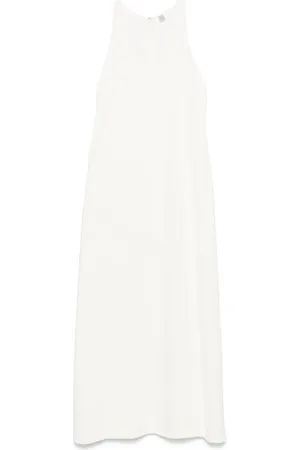 Totême Sablé scoop-neck maxi dress