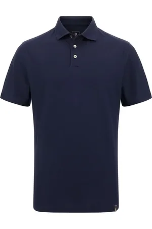 Boggi Milano Cotton Crepe Jersey Polo Shirt