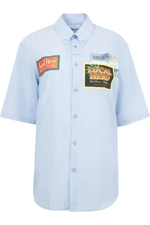 MARTINE ROSE Pinstriped shirt