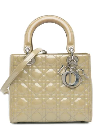 Dior 2014 Medium Patent Cannage Lady Dior satchel