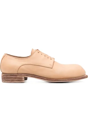 GUIDI Leather Derby shoes