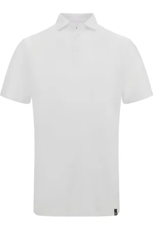 Boggi Milano Cotton Crepe Jersey Polo Shirt