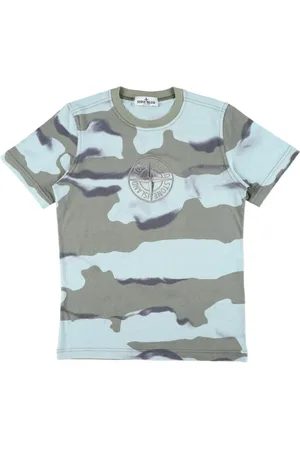 Stone Island Camouflage-print T-shirt