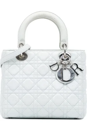 Dior 2015 Medium Grained Calfskin Cannage Lady Dior satchel