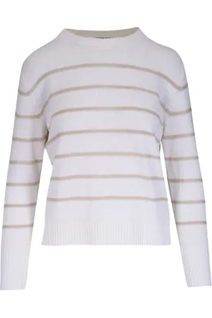 Kinross Striped linen jumper