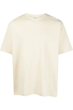 Auralee Crew-neck cotton T-shirt