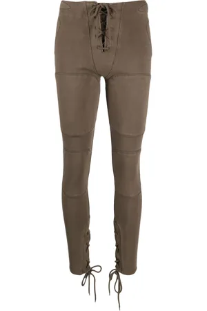Entire Studios Tie-fastening panelled leggings