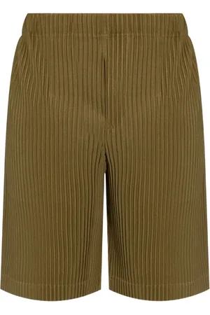 Issey Miyake Plissé-effect shorts