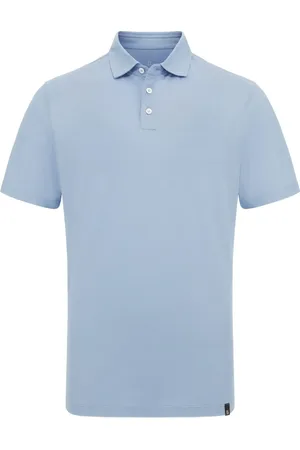 Boggi Milano Cotton Crepe Jersey Polo Shirt