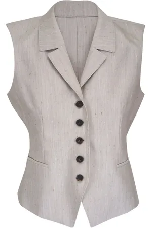 Lafayette 148 Silk-blend waistcoat