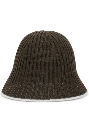 Brunello Cucinelli Ribbed-knit bucket hat