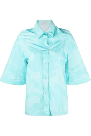 Etro Swirl-print cotton shirt