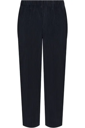 Issey Miyake Pleated straight-leg trousers