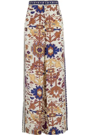 Bash Vlyde patterned wide-leg trousers