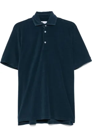 DoppiaA Terry-cloth polo shirt