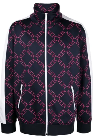 VALENTINO GARAVANI Logo-print zip-front track jacket
