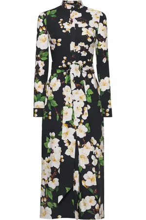 Oscar de la Renta Stretch-cotton dress