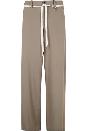 Maison Mihara Yasuhiro Logo-patch trousers