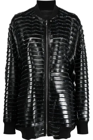 Rick Owens Faux-leather bomber jacket