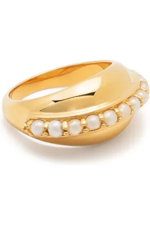 Missoma Dome pearl ring