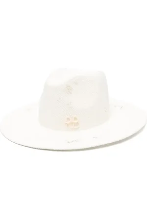 Ruslan Baginskiy Monogram-embellished fedora hat