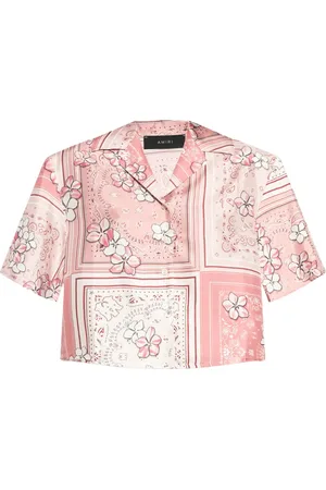 AMIRI Bandana Floral silk shirt