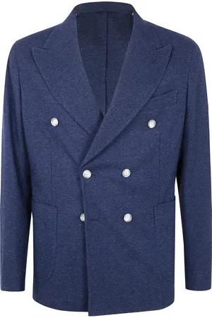 BARBA Cotton-denim blazer