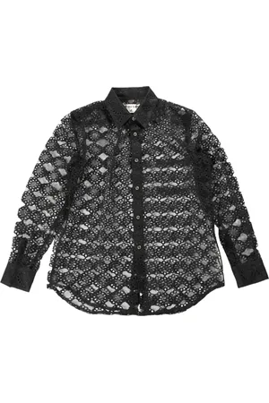 Comme des Garçons Sheer lace shirt