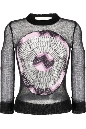 PONDER.ER Crew-neck open-knit jumper