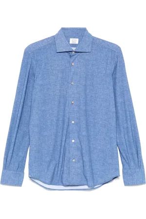 MAZZARELLI Mélange-effect shirt