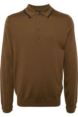 Paul Smith Merino wool knitted polo