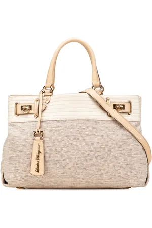 Salvatore Ferragamo 2000-2024 Gancini Canvas satchel