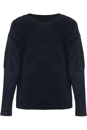 Issey Miyake Plissé-effect T-shirt