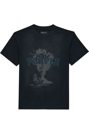 Purple Brand Logo-print cotton T-shirt
