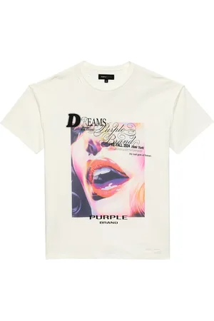 Purple Brand Photograph-print cotton T-shirt
