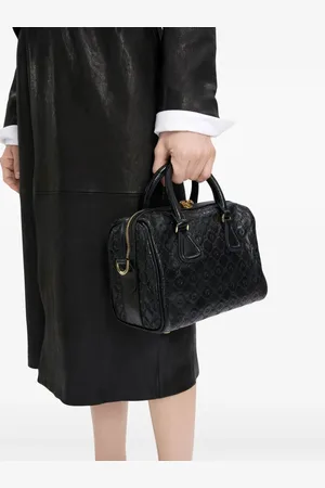 Marine Serre Strike monogram-embossed tote bag