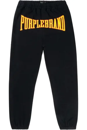 Purple Brand Logo-appliqué track pants