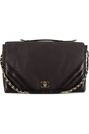 CHANEL 1988 CC turn-lock two-way handbag