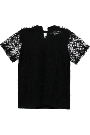 Comme des Garçons Lace detailing cT-shirt