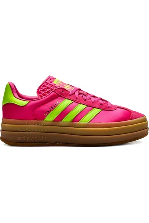 adidas Gazelle Bold "Slime/Fuchsia" sneakers