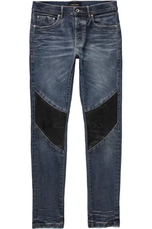 Purple Brand Panelled skinny-cut jeans