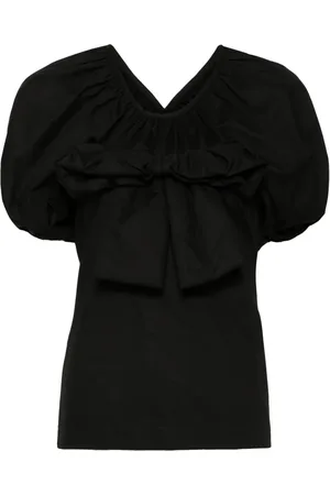 Comme des Garçons Short-puff-sleeves blouse