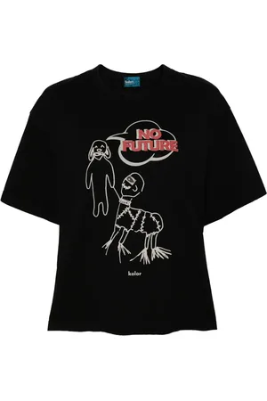 Kolor Graphic-print cotton T-shirt