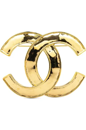 CHANEL 1994 Plated CC Brooch costume brooch