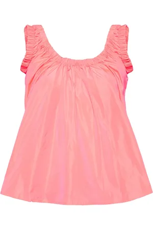Molly Goddard Gathered taffeta vest
