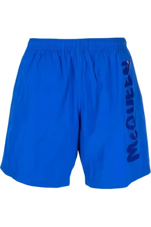 Alexander McQueen Logo print swim shorts