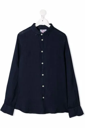 MC2 SAINT BARTH TEEN Agnes linen shirt