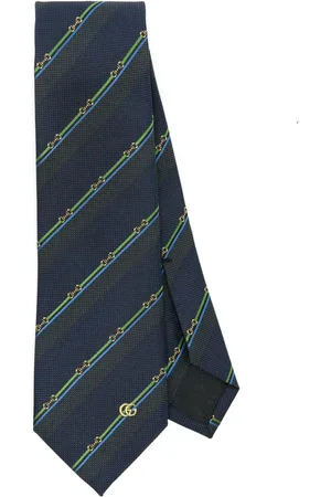 Gucci Horsebit-jacquard silk tie